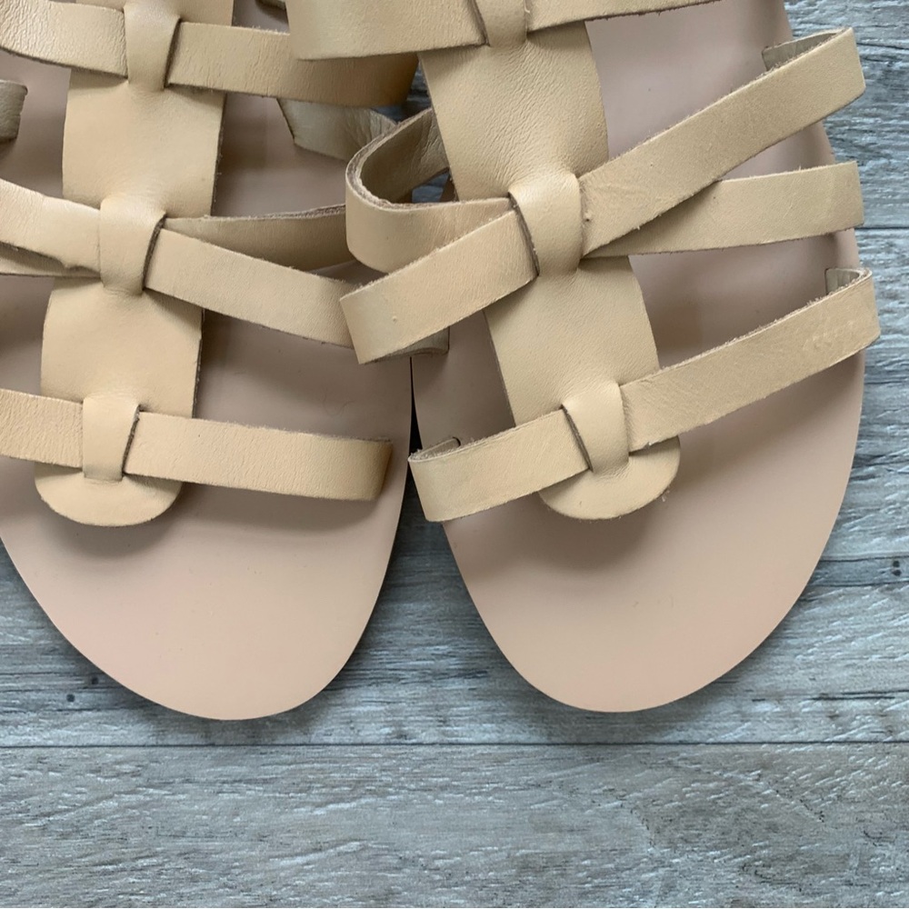 Talbots Leather Strappy Buckle Sandals - Picture 3 of 11